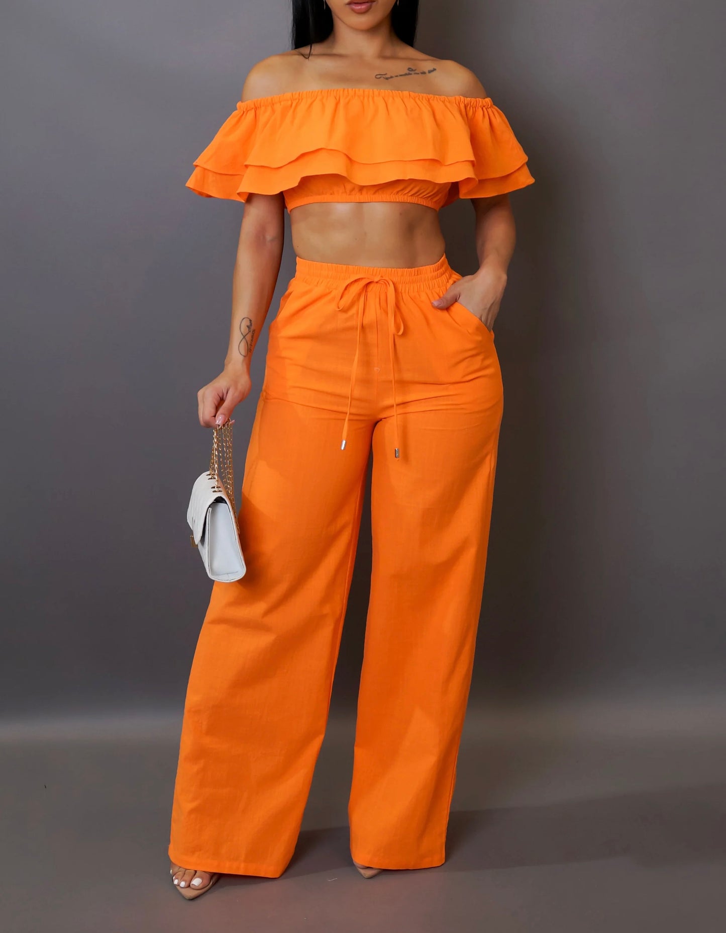‘GENEVIEVE’ pant set (2 colors)