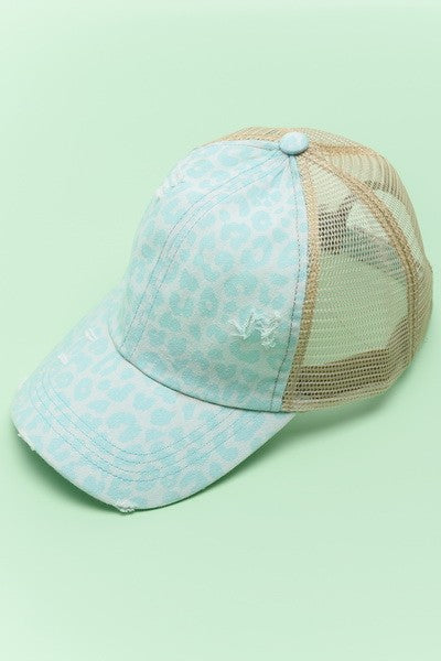 ‘BUSY’ distressed mesh baseball hat (11 colors)