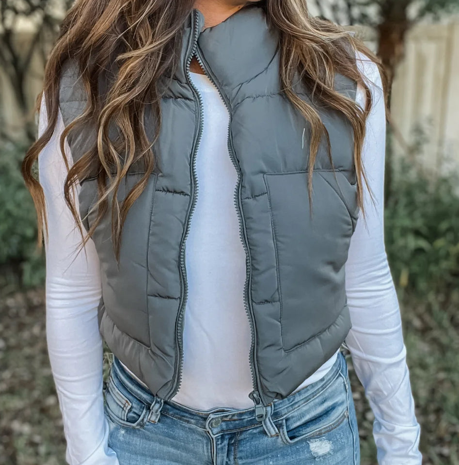 ‘BLISS’ puffer vest (4 colors)