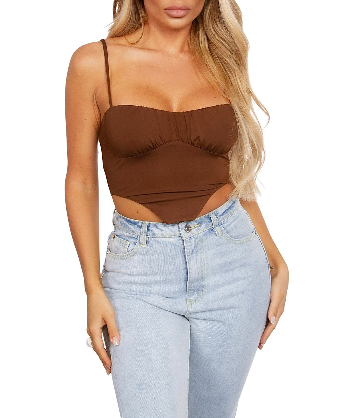 ‘DAMALI’ angled cut top (5 colors)