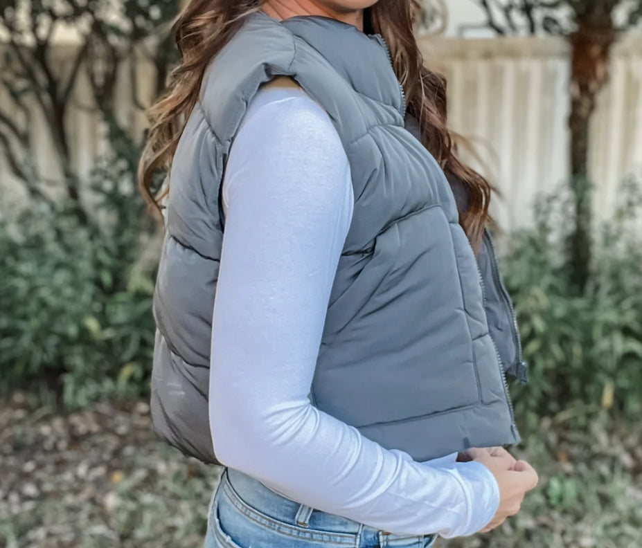 ‘BLISS’ puffer vest (4 colors)