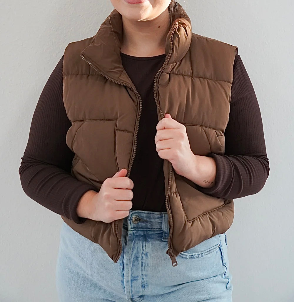 ‘BLISS’ puffer vest (4 colors)