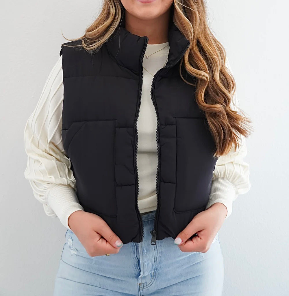 ‘BLISS’ puffer vest (4 colors)