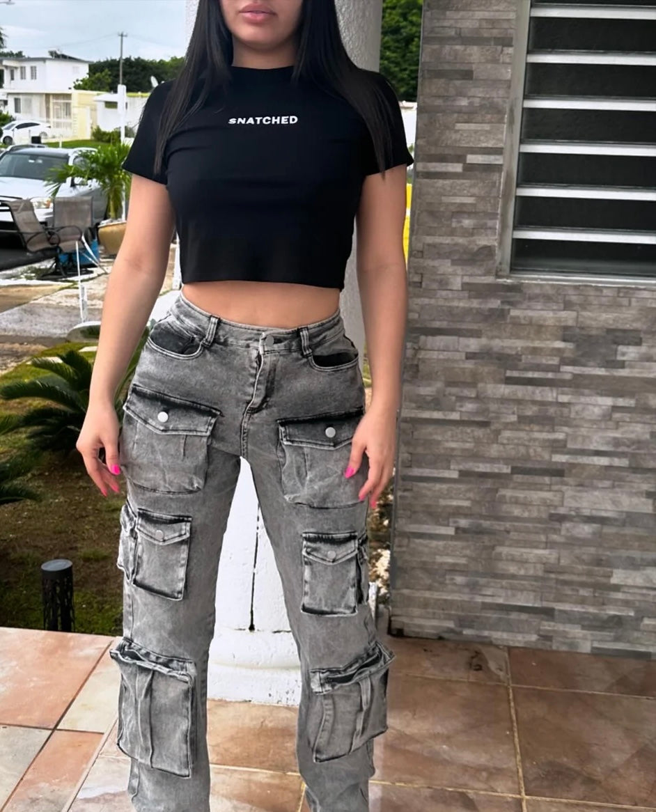 ‘SNATCHED SZN’ crop top
