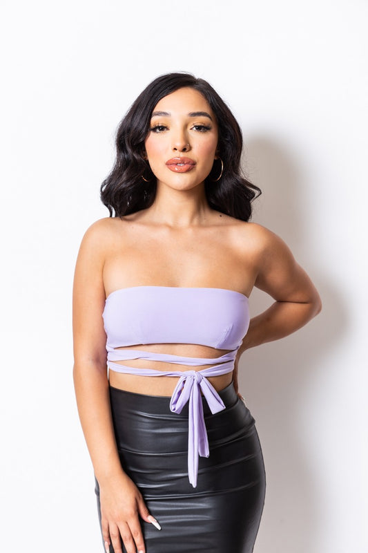 ‘RAE’ strapless crop top (7 colors)