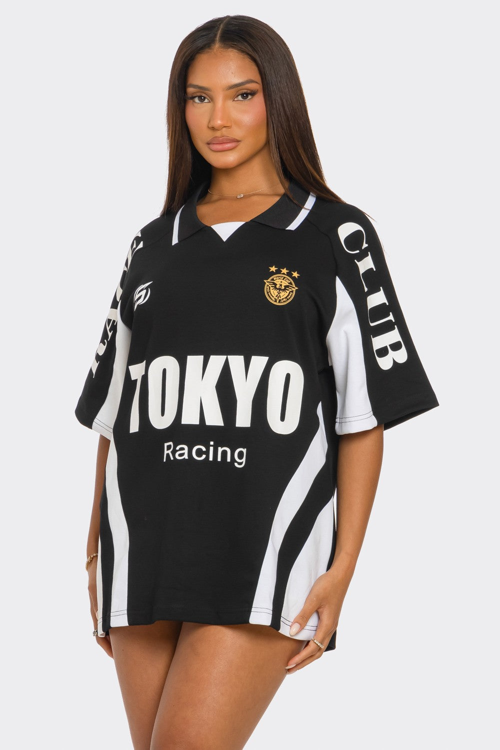 ‘TOKYO’ oversized top