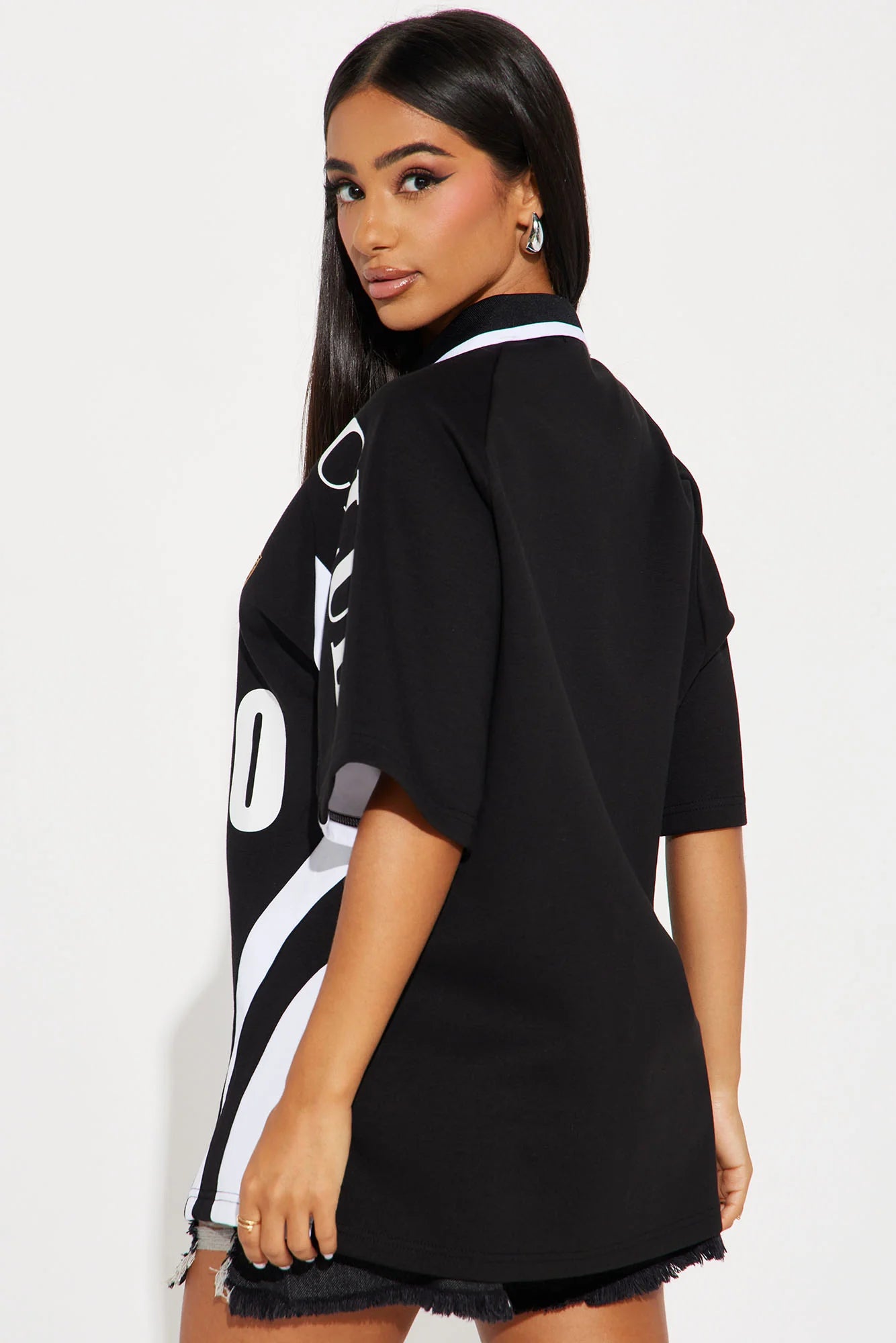 ‘TOKYO’ oversized top