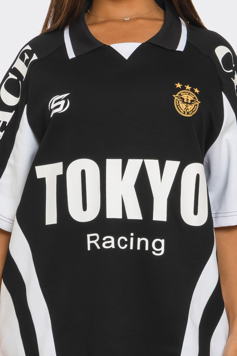 ‘TOKYO’ oversized top