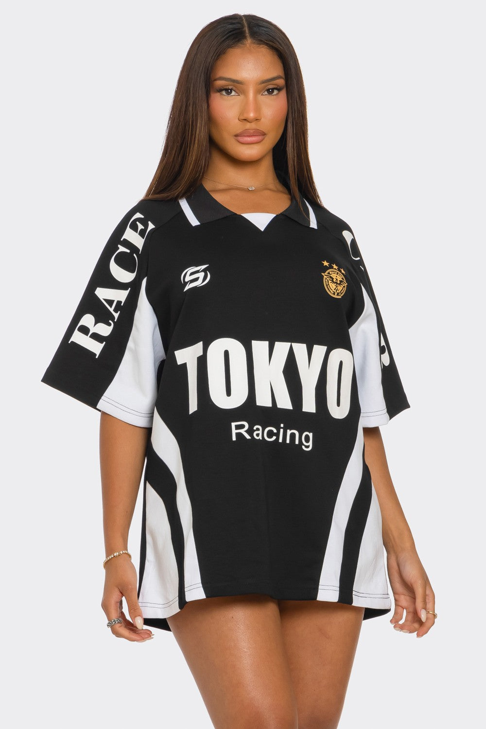 ‘TOKYO’ oversized top