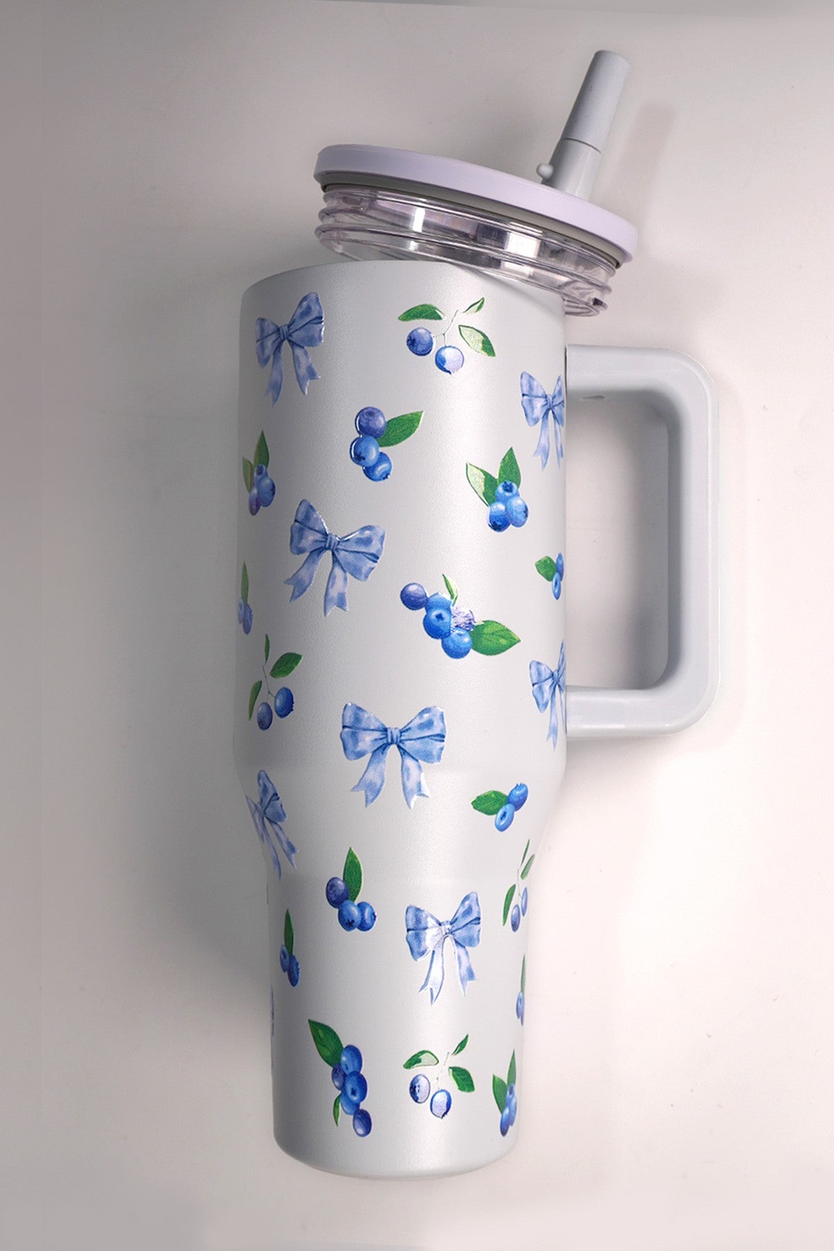 ‘VERY CUTESY’ 40oz spill free stainless steel vacuum tumbler